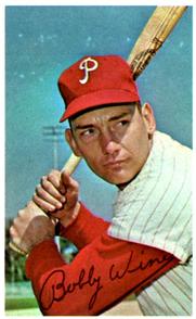 1969-70 MLB/MLBPA Baseball Stars Photostamps #NNO Bobby Wine Front