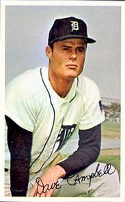 1969-70 MLB/MLBPA Baseball Stars Photostamps #NNO Dave Campbell Front