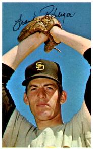 1969-70 MLB/MLBPA Baseball Stars Photostamps #NNO Frank Reberger Front