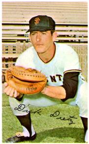 1969-70 MLB/MLBPA Baseball Stars Photostamps #NNO Dick Dietz Front