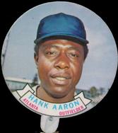 1972 Topps Candy Lids Test #NNO Hank Aaron Front
