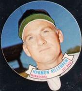1972 Topps Candy Lids Test #NNO Harmon Killebrew Front