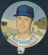 1972 Topps Candy Lids Test #NNO Mike Marshall Front