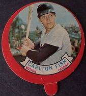 1973 Topps Candy Lids #NNO Carlton Fisk Front