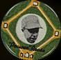 1956 Yellow Basepath Pins (PM15) #NNO Pee Wee Reese Front