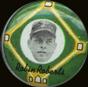 1956 Yellow Basepath Pins (PM15) #NNO Robin Roberts Front