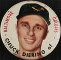 1956 Topps Pins #NNO Chuck Diering Front