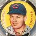1956 Topps Pins #NNO Art Fowler Front