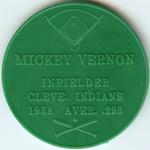 1959 Armour Coins #NNO Mickey Vernon Back
