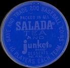 1962 Salada/Junket Coins #28 Rocky Colavito Back