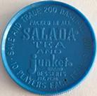 1962 Salada/Junket Coins #24 Earl Averill Back