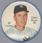 1962 Salada/Junket Coins #80 Cletis Boyer Front