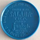 1962 Salada/Junket Coins #82 Gene Leek Back