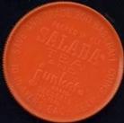 1962 Salada/Junket Coins #114 Smoky Burgess Back