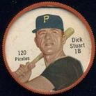 1962 Salada/Junket Coins #120 Dick Stuart Front