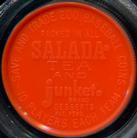 1962 Salada/Junket Coins #150 Roberto Clemente Back