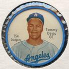 1962 Salada/Junket Coins #154 Tommy Davis Front