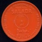 1962 Salada/Junket Coins #159 Roy McMillan Back