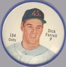 1962 Salada/Junket Coins #184 Dick Farrell Front