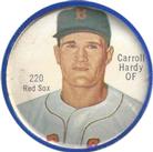 1962 Salada/Junket Coins #220 Carroll Hardy Front