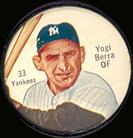 1962 Salada/Junket Coins #33 Yogi Berra Front