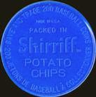 1962 Shirriff Coins #23 Roger Maris Back