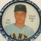 1962 Shirriff Coins #106 Chuck Hiller Front