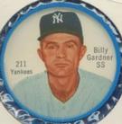 1962 Shirriff Coins #211 Billy Gardner Front