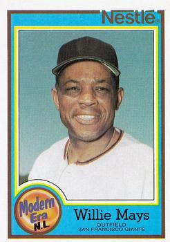 1987 Topps Nestle All Time Dream Team #28 Willie Mays Front