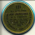 1964 Topps - Coins #121 Joe Pepitone Back