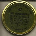 1964 Topps - Coins #47 Bill Monbouquette Back