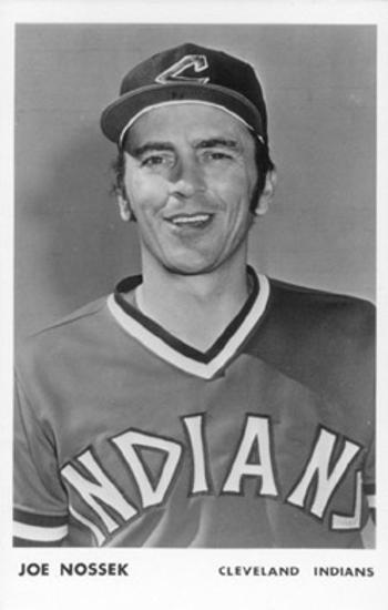 1977 Cleveland Indians Photocards #NNO Joe Nossek Front