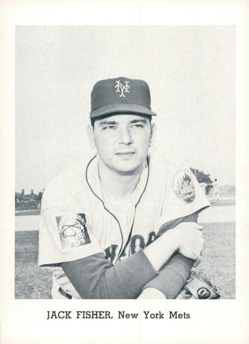 1965 Jay Publishing New York Mets #NNO Jack Fisher Front