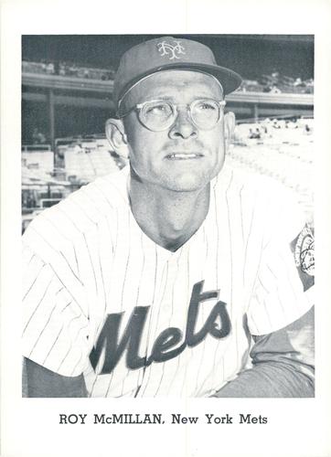 1965 Jay Publishing New York Mets #NNO Roy McMillan Front