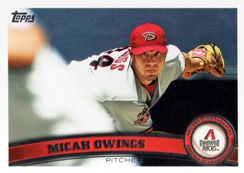 2011 Topps Update #US199 Micah Owings Front
