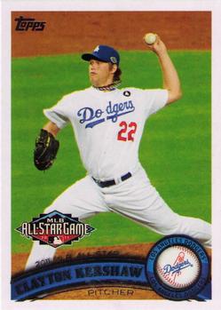 2011 Topps Update #US140 Clayton Kershaw Front