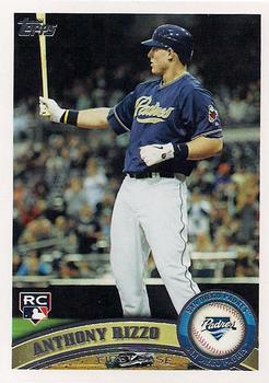 2011 Topps Update #US55 Anthony Rizzo Front