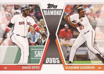 2011 Topps Update - Diamond Duos #DD-23 David Ortiz / Vladimir Guerrero Front