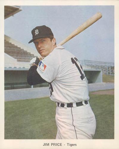1969 Detroit Tigers Color Picture Pack A #NNO Jim Price Front