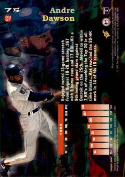 1995 Stadium Club - Virtual Reality #75 Andre Dawson Back
