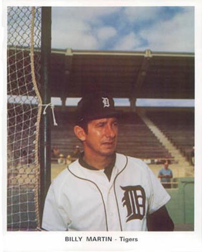1971 Detroit Tigers Color Picture Pack A #NNO Billy Martin Front