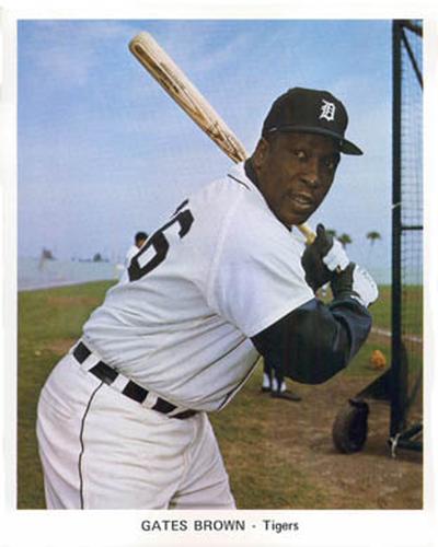 1971 Detroit Tigers Color Picture Pack B #NNO Gates Brown Front