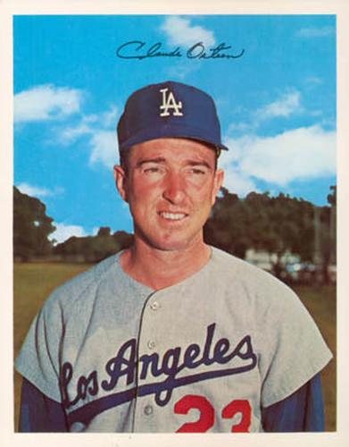 1967 Dexter Press Los Angeles Dodgers #8 Claude Osteen Front