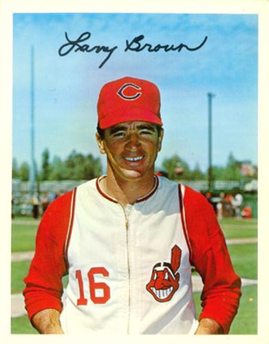 1967 Dexter Press Cleveland Indians #4 Larry Brown Front