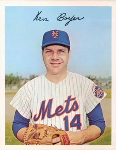 1967 Dexter Press New York Mets #1 Ken Boyer Front