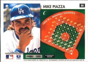 1995 Summit #88 Mike Piazza Back