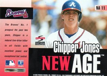 1995 Summit - New Age #NA11 Chipper Jones Back