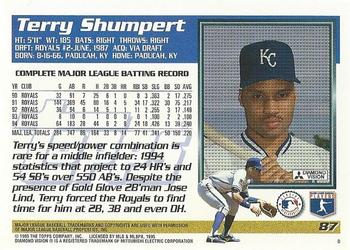 1995 Topps #87 Terry Shumpert Back