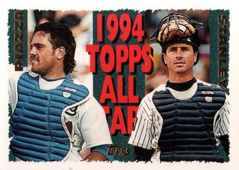 1995 Topps #391 Mike Piazza / Mike Stanley Front