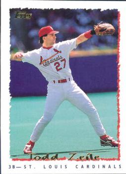 1995 Topps #319 Todd Zeile Front